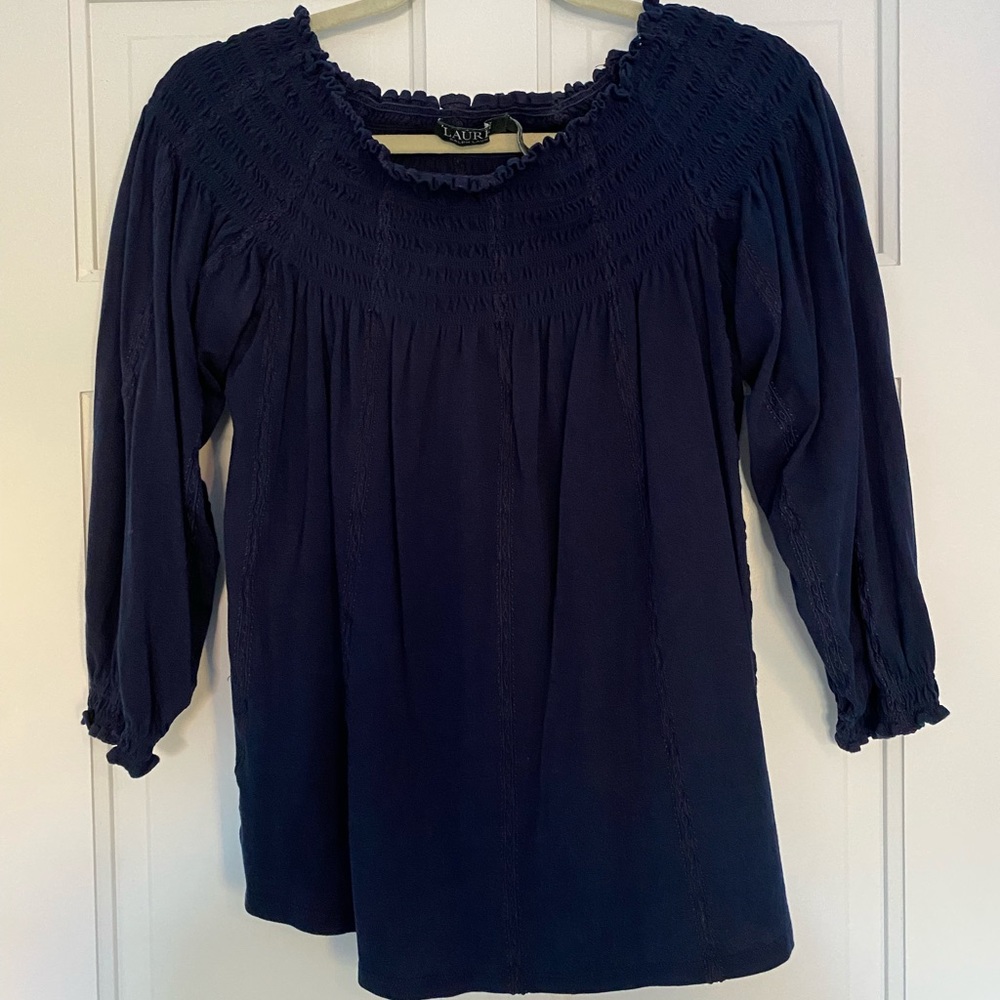 Ralph Lauren Off the Shoulder Top